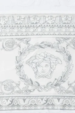 Versace Home BIAŁY Bawełniany ręcznik kąpielowy