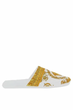 Versace Home BIAŁY Bawełniane klapki