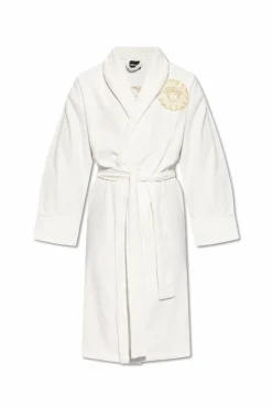 Versace Home BIAŁY Szlafrok z logo