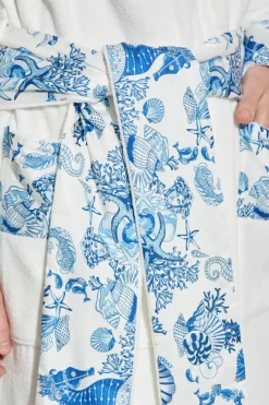 Versace Home BIAŁY Szlafrok z paskiem