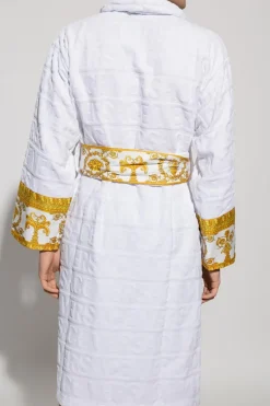 Versace Home BIAŁY Szlafrok z logo