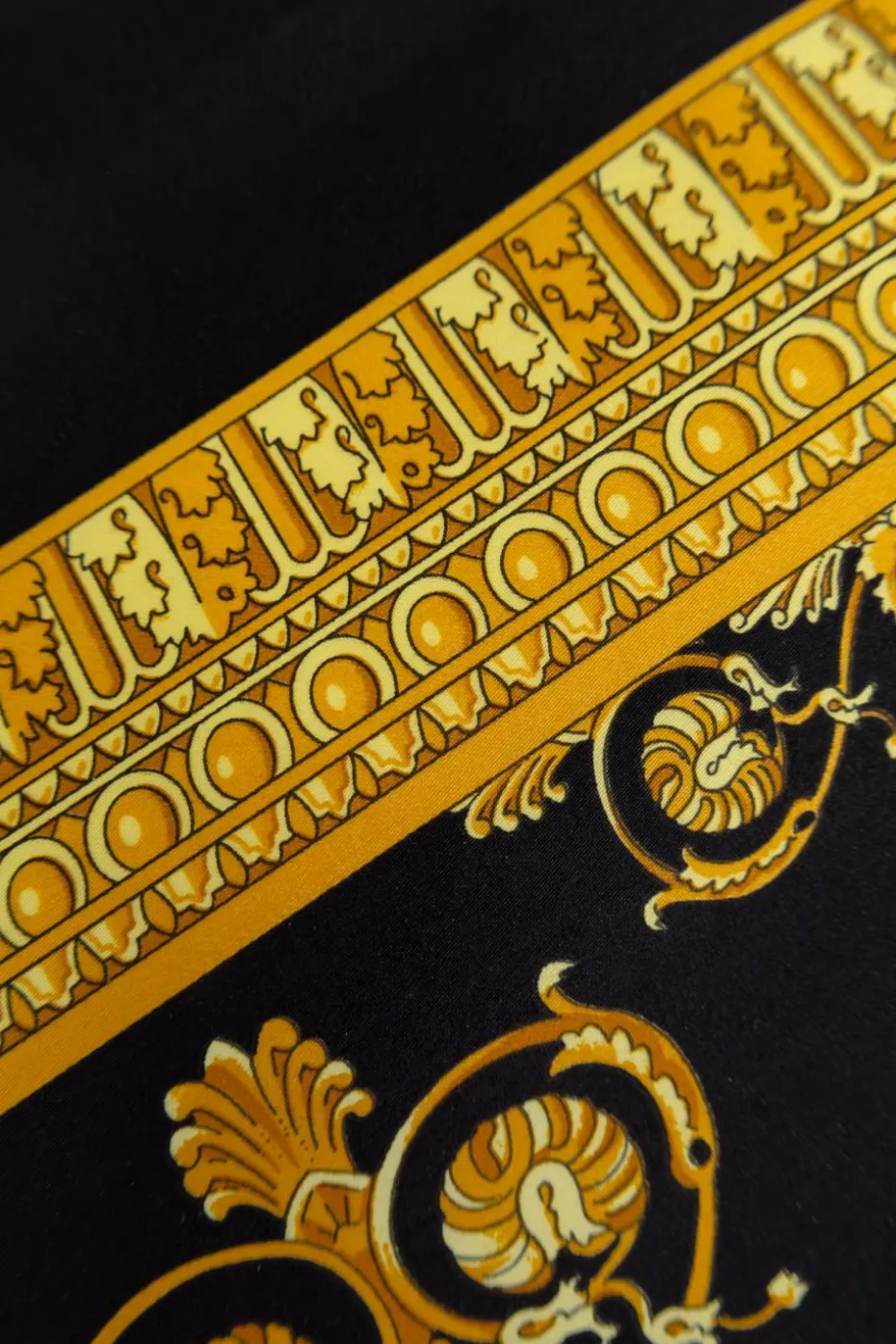 Versace Home CZARNY Bawełniana poszwa na kołdrę