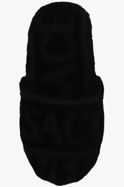 Versace Home CZARNY Klapki z logo