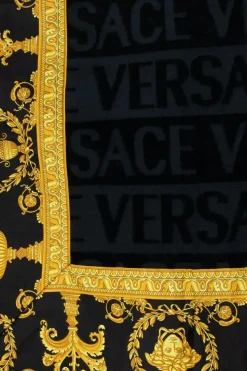 Versace Home CZARNY Ręcznik kąpielowy