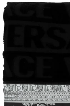 Versace Home CZARNY Ręcznik kąpielowy