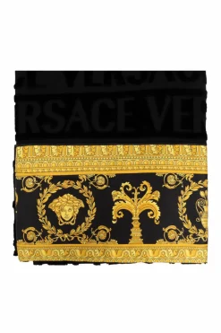 Versace Home CZARNY Ręcznik kąpielowy
