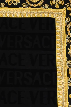 Versace Home CZARNY Wełniana narzuta
