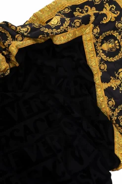 Versace Home CZARNY Wzorzysty ręcznik