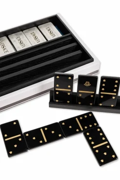 Versace Home CZARNY Zestaw do gry w domino