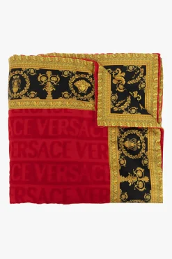 Versace Home CZERWONY Ręcznik ze wzorem