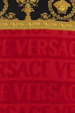 Versace Home CZERWONY Ręcznik ze wzorem