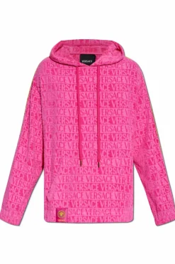 Versace Home RÓŻOWY Bluza z kapturem