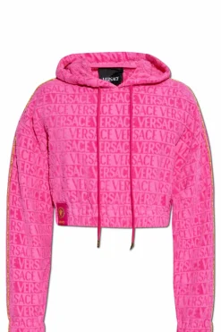 Versace Home RÓŻOWY Bluza z kapturem