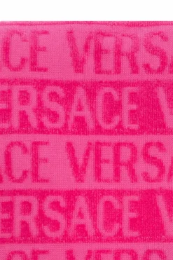 Versace Home RÓŻOWY Ręcznik z logo