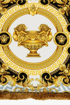 Versace Home ŻÓŁTY Jedwabna poduszka