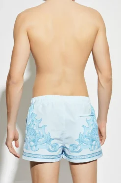 Versace jasnoniebieski Szorty kąpielowe