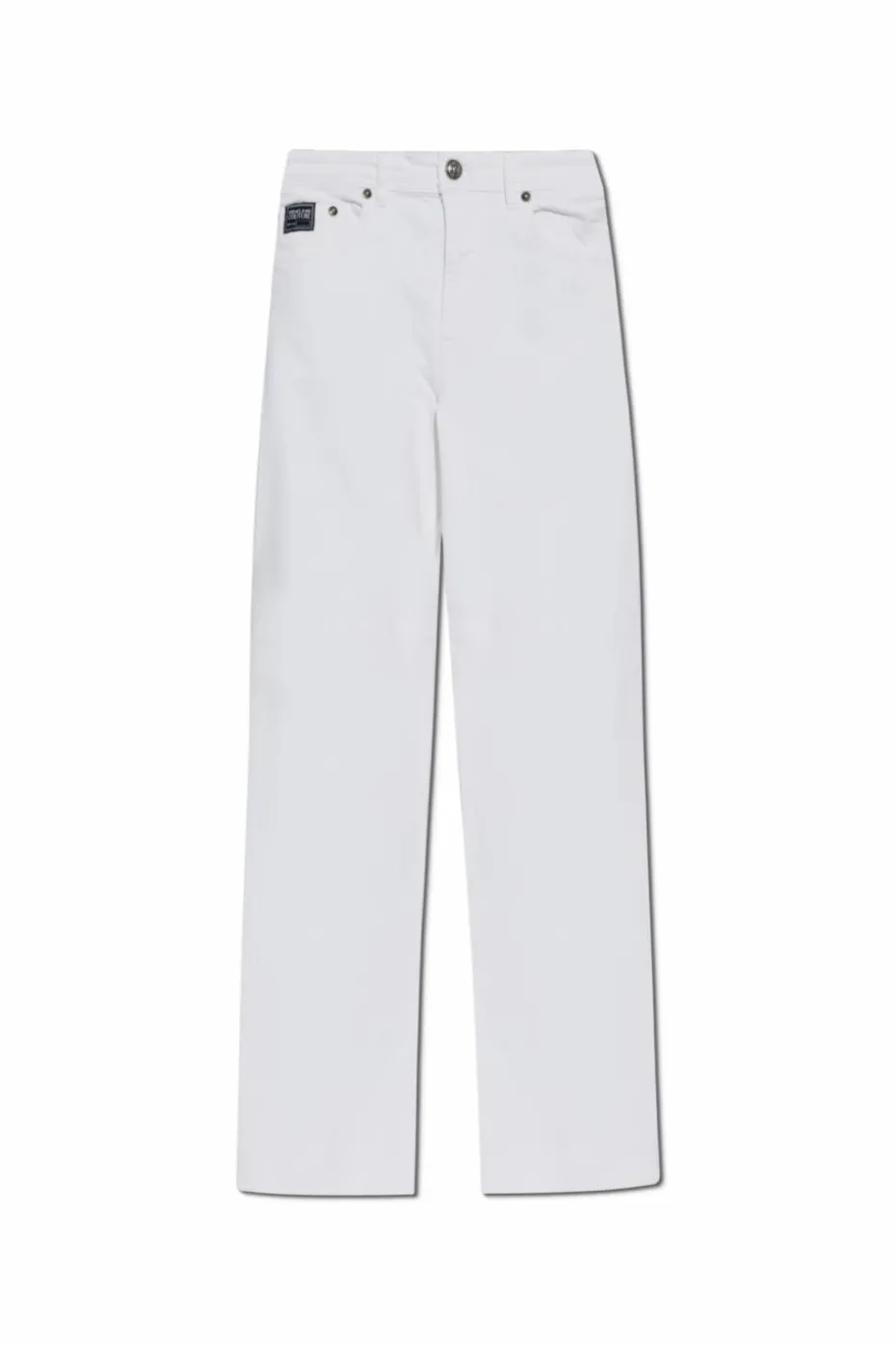 Versace Jeans Couture BIAŁY Jeansy z przeszyciem na nogawkach