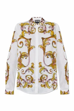 Versace Jeans Couture BIAŁY Koszula z nadrukiem `barocco`