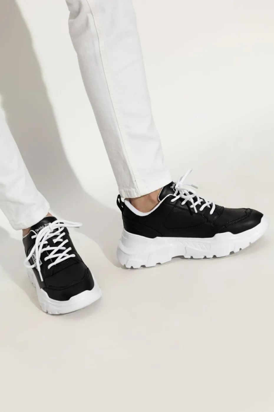 Versace Jeans Couture CZARNY Buty sportowe z logo