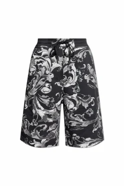 Versace Jeans Couture CZARNY Szorty z nadrukiem `Barocco`