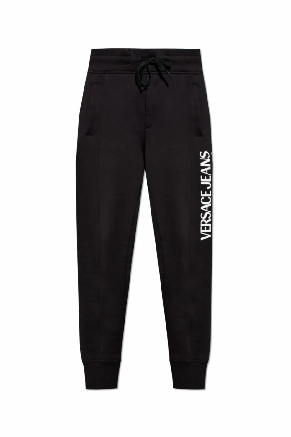 Versace Jeans Couture CZARNY Spodnie dresowe z logo