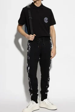 Versace Jeans Couture CZARNY Spodnie dresowe