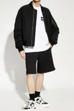 Versace Jeans Couture CZARNY Szorty z logo