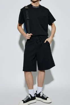 Versace Jeans Couture CZARNY Szorty z logo