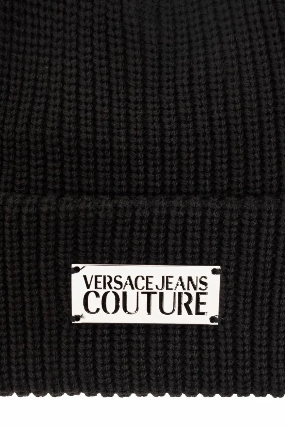 Versace Jeans Couture CZARNY Czapka z logo
