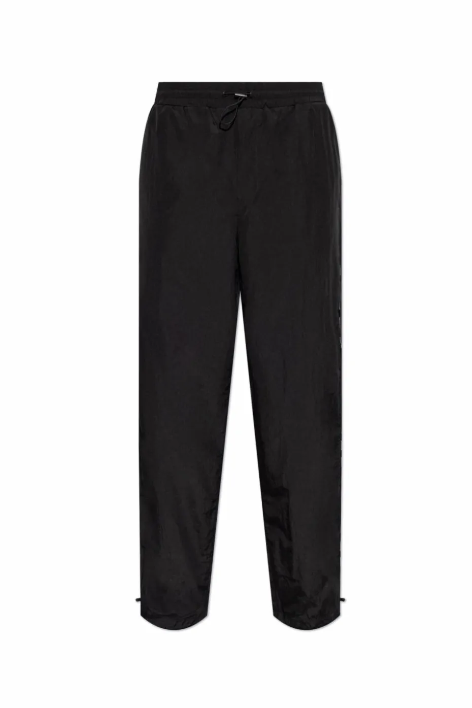 Versace Jeans Couture CZARNY Ortalionowe spodnie