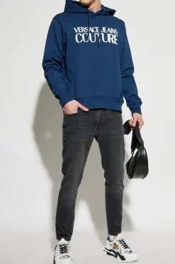 Versace Jeans Couture CZARNY Jeansy typu `skinny fit`