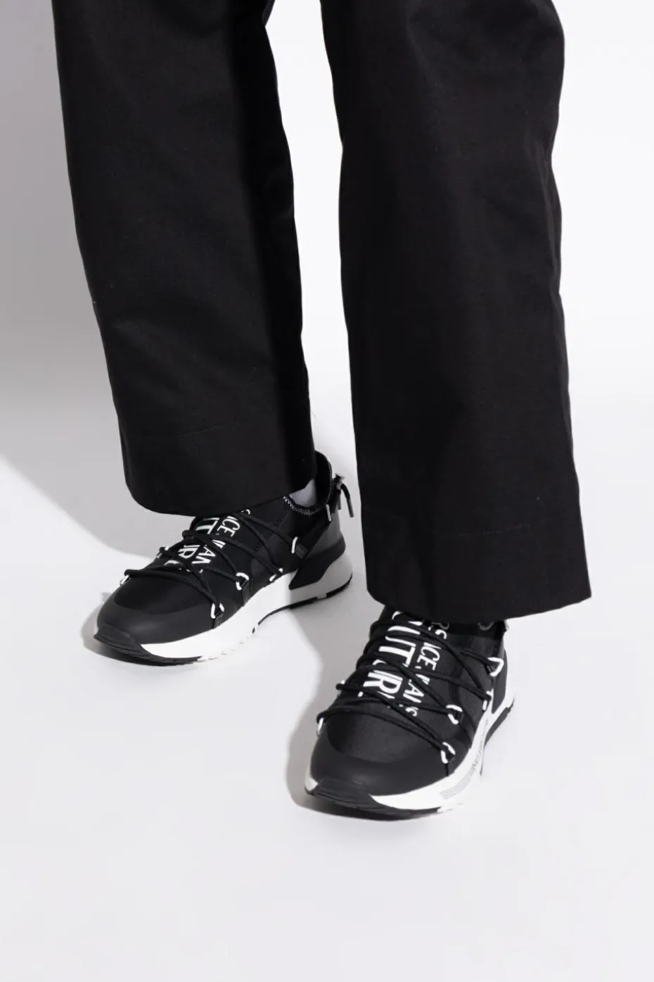 Versace Jeans Couture CZARNY Buty sportowe