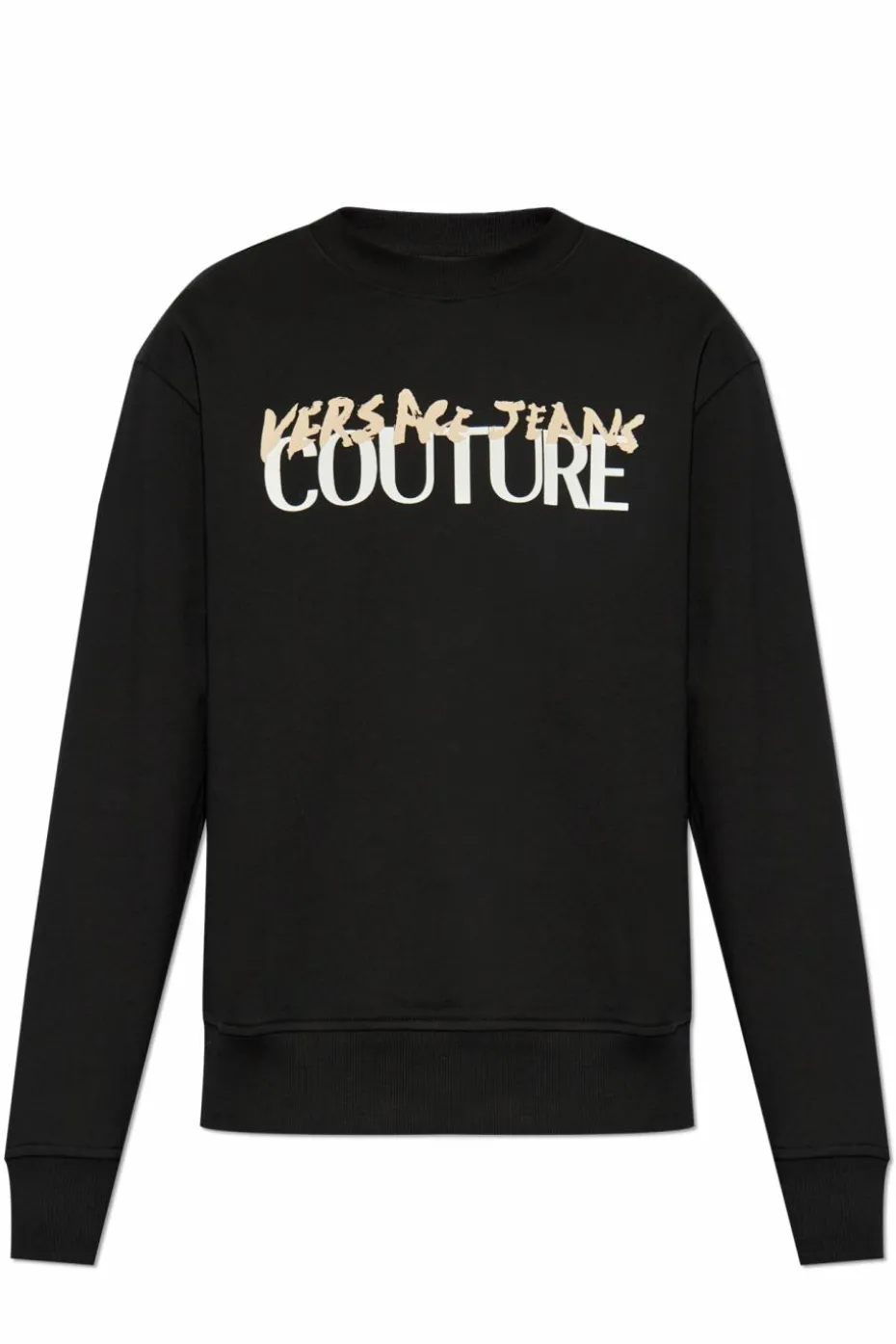 Versace Jeans Couture CZARNY Bluza z nadrukowanym logo