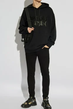 Versace Jeans Couture CZARNY Jeansy typu `skinny`