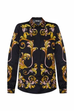 Versace Jeans Couture CZARNY Koszula z nadrukiem `barocco`