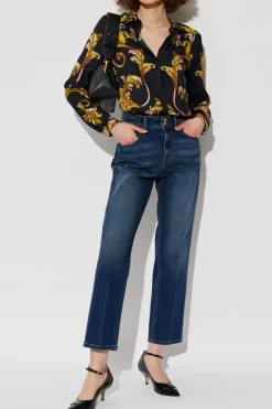 Versace Jeans Couture CZARNY Koszula z nadrukiem `barocco`