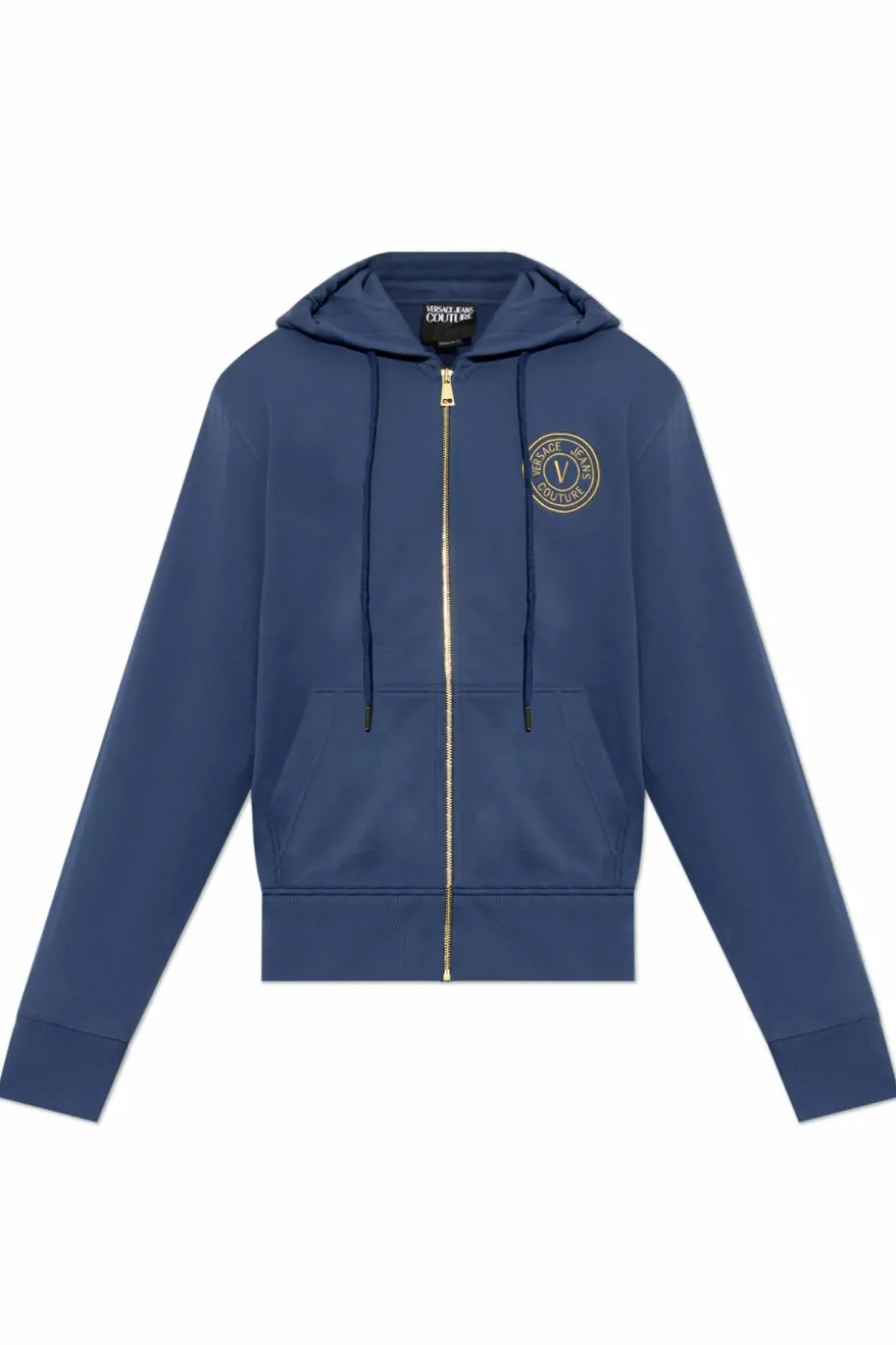 Versace Jeans Couture GRANATOWY Bluza zapinana na zamek