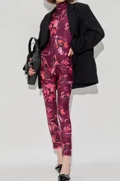 Versace Jeans Couture RÓŻOWY Kombinezon o dopasowanym kroju
