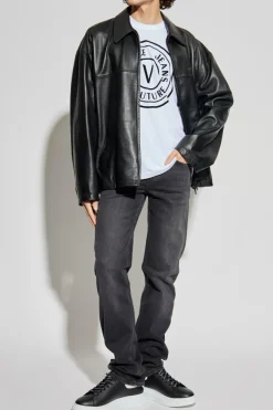Versace Jeans Couture SZARY Jeansy z prostymi nogawkami