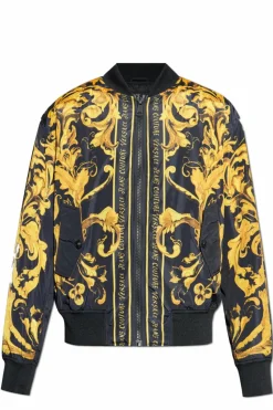 Versace Jeans Couture ŻÓŁTY Kurtka typu `bomber`
