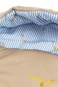 Versace Kids beżowy Śpiwór z logo