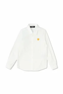 Versace Kids BIAŁY Bawełniana koszula