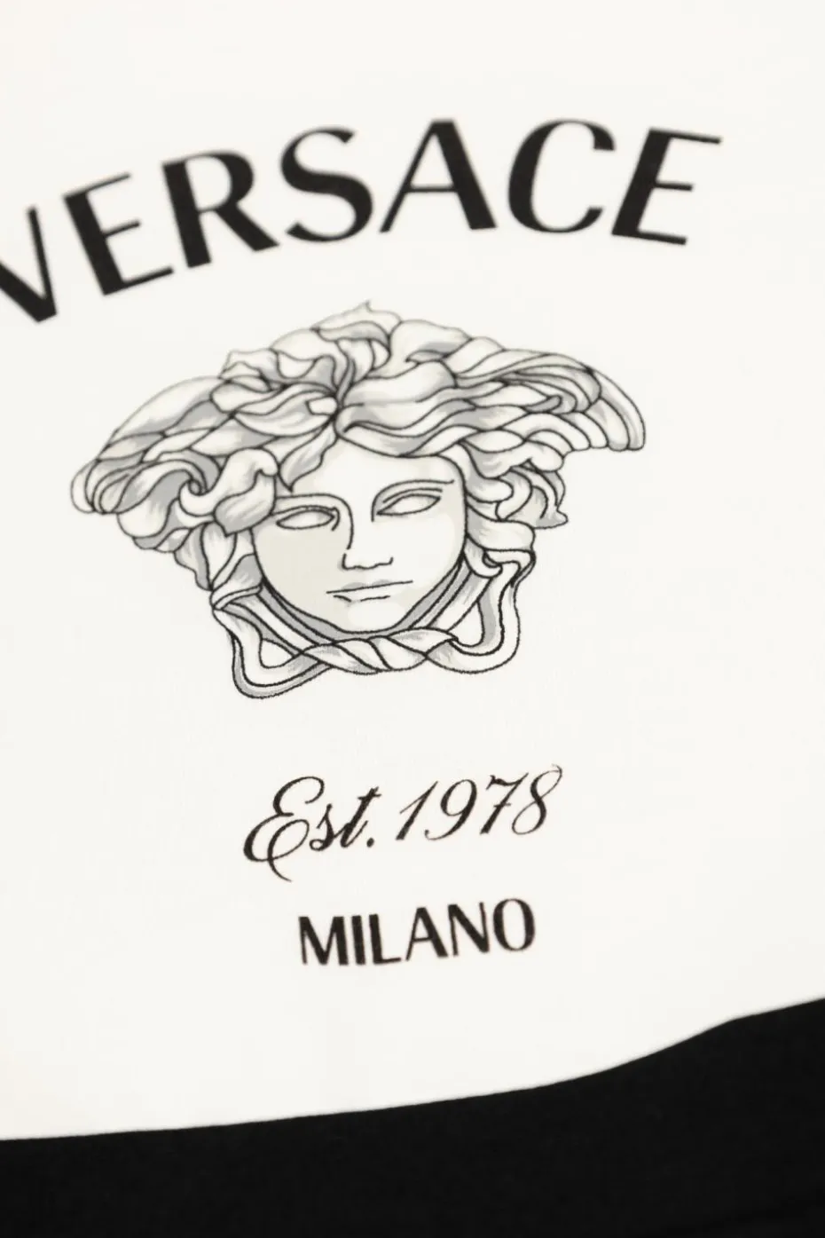 Versace Kids BIAŁY Rozkloszowana sukienka