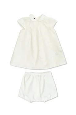 Versace Kids BIAŁY Sukienka z motywem kwiatowym