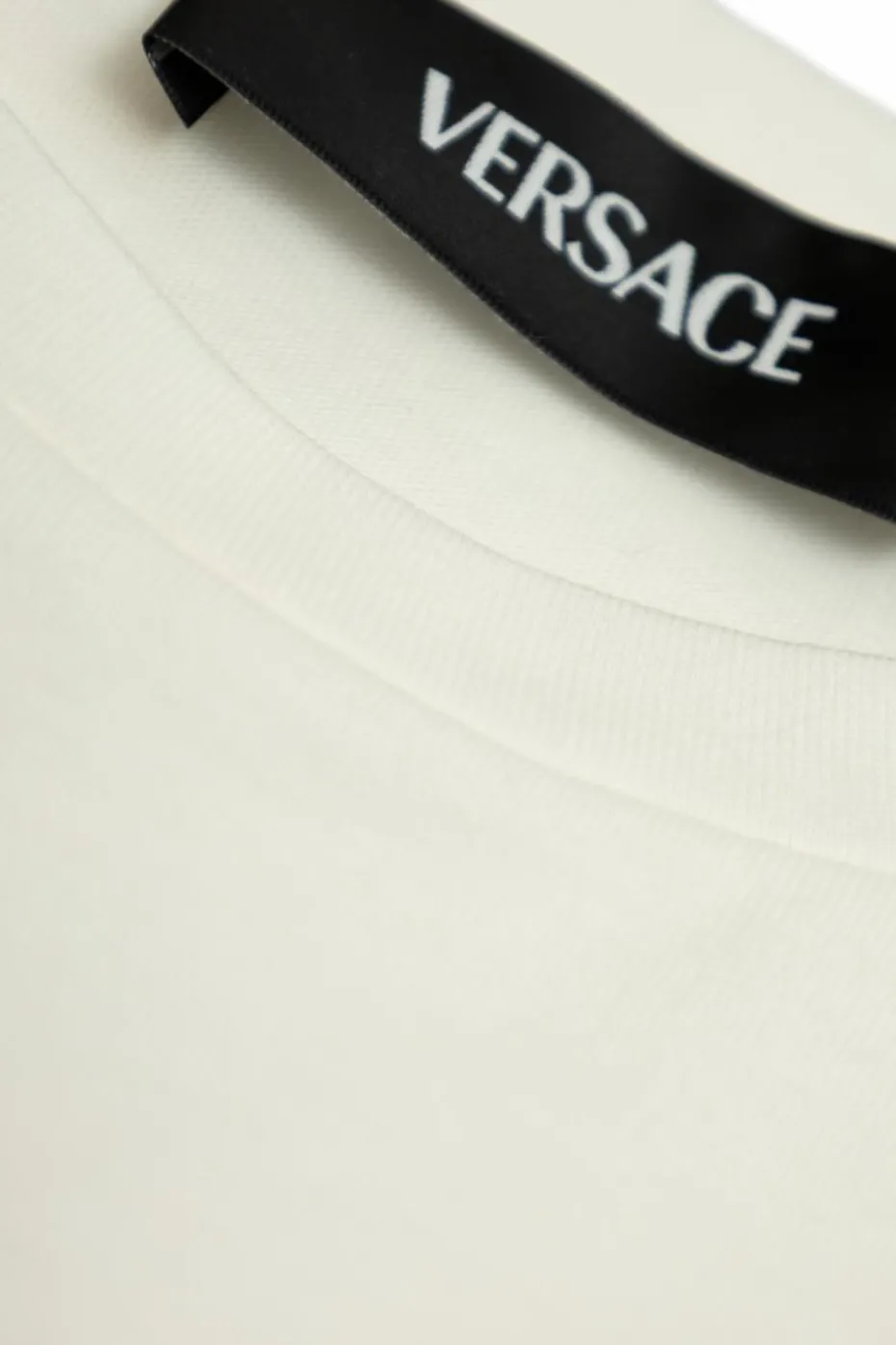 Versace Kids BIAŁY T-shirt z logo