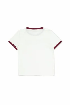 Versace Kids BIAŁY T-shirt z logo