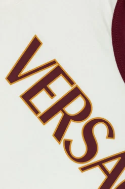Versace Kids BIAŁY T-shirt z logo