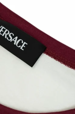 Versace Kids BIAŁY T-shirt z logo