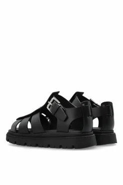 Versace Kids CZARNY Sandały na platformie