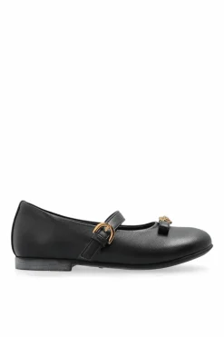 Versace Kids CZARNY Skórzane baleriny